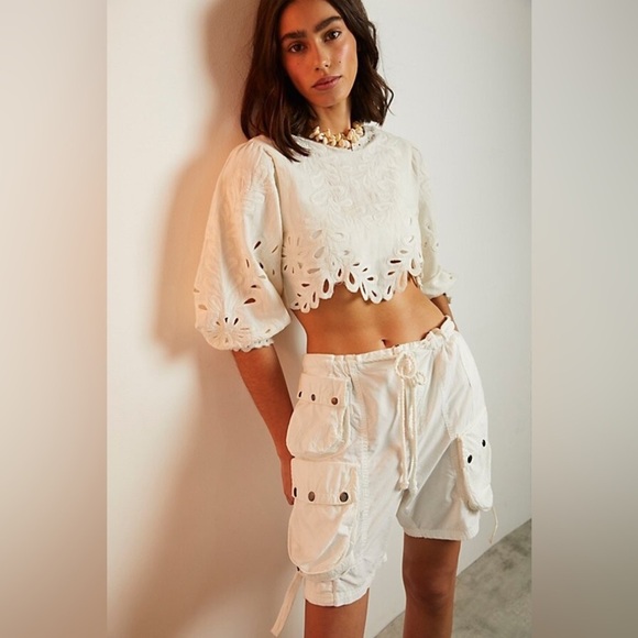 Free People Pants - ❤️Free People Moon Bay Parachute Shorts